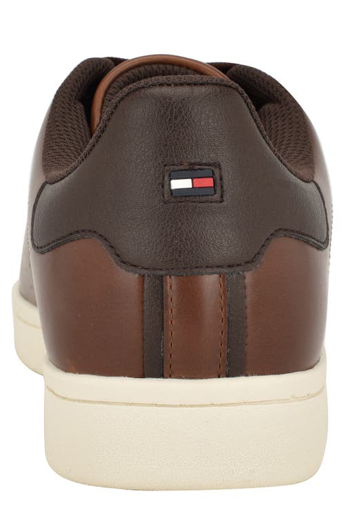 Tommy Hilfiger Liston Sneaker In Cognac/dark Brown