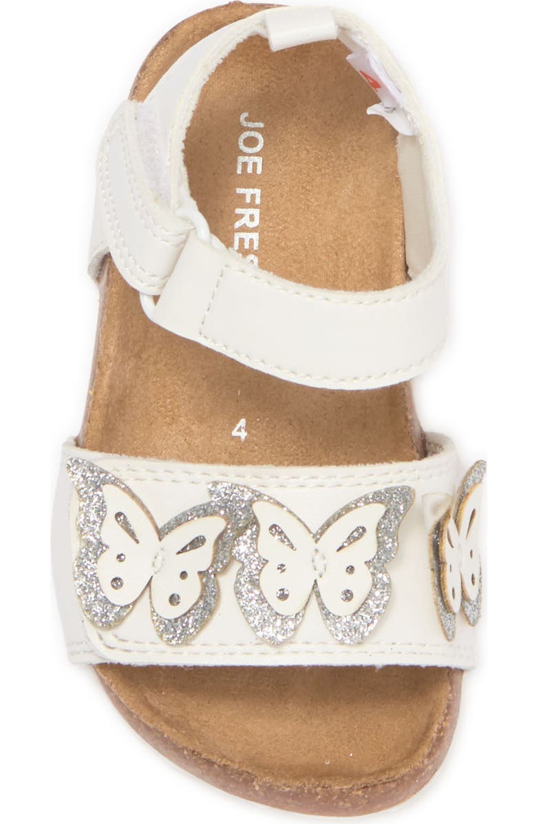 JOE FRESH Glitter Embellished Strap Sandal, Alternate, color,