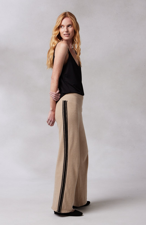 KASHWERE APPAREL PALAZZO TRACK PANTS