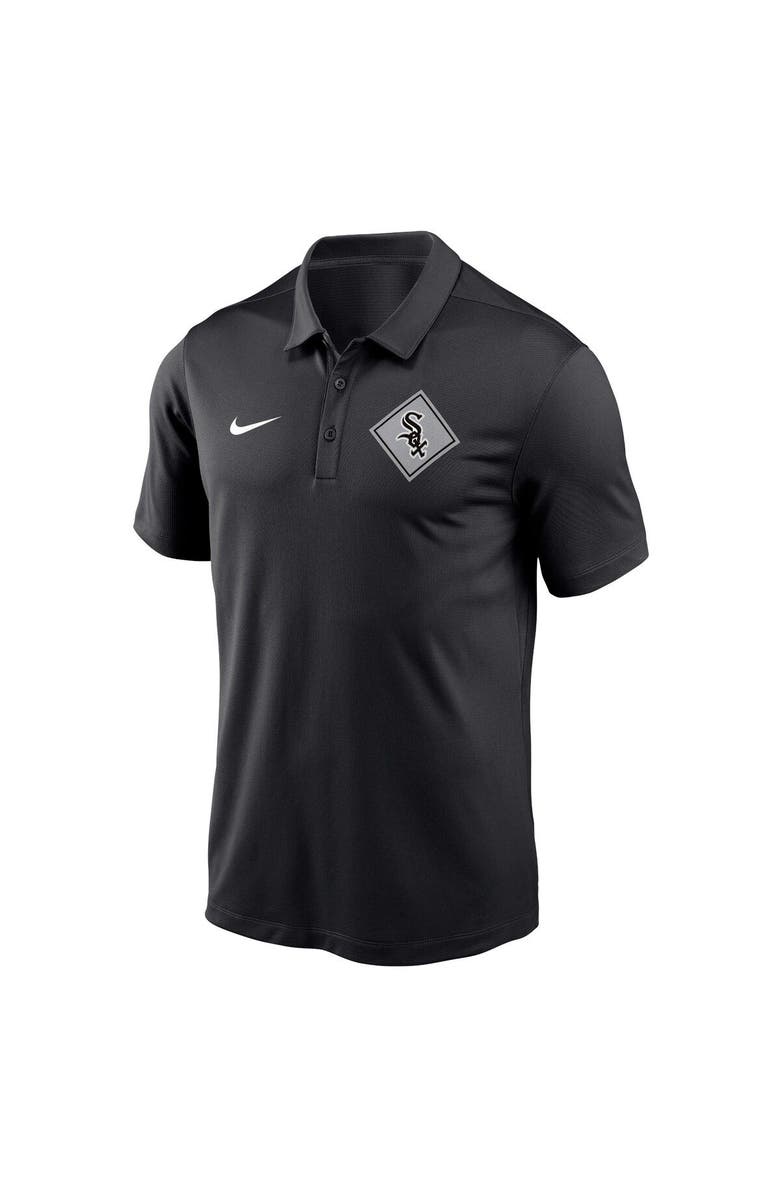 Nike Men's Nike Black Chicago White Sox Diamond Icon Franchise Performance Polo, Alternate, color, Black