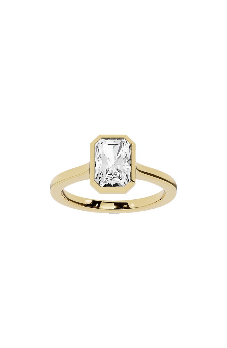 Jennifer Fisher 18K Gold Radiant Lab Created Diamond Solitaire Ring - 2.0 ctw, Main, color, 18K Yellow Gold