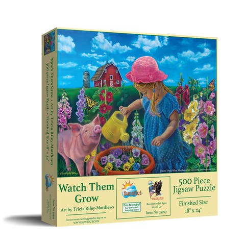 Watch Them Grow 500 piece Jigsaw Puzzle for Adults