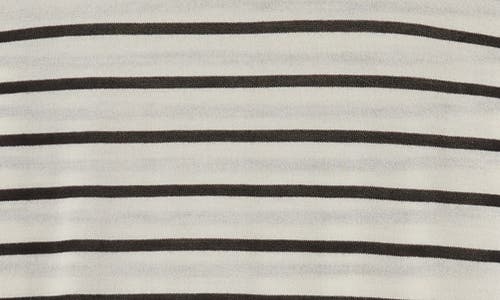 BLK DNM BLK DNM STRIPE WOOL & SILK SWEATER