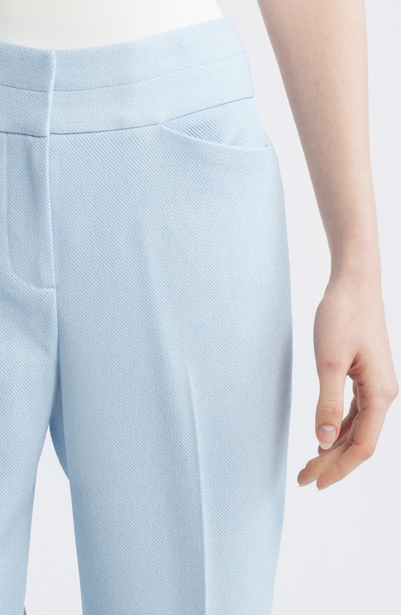 Tahari ASL Bell Bottom Pants, Alternate, color, Ice Blue