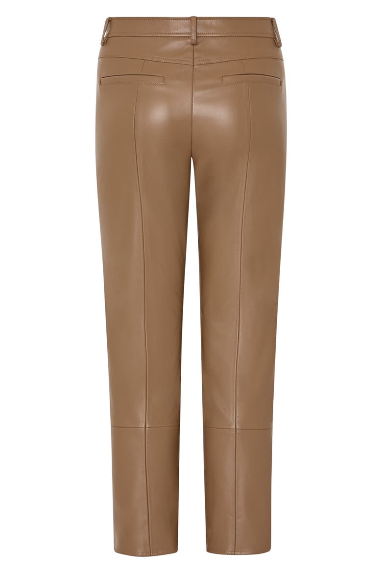 Rue Faux Leather Pants, Alternate, color, MOCHA