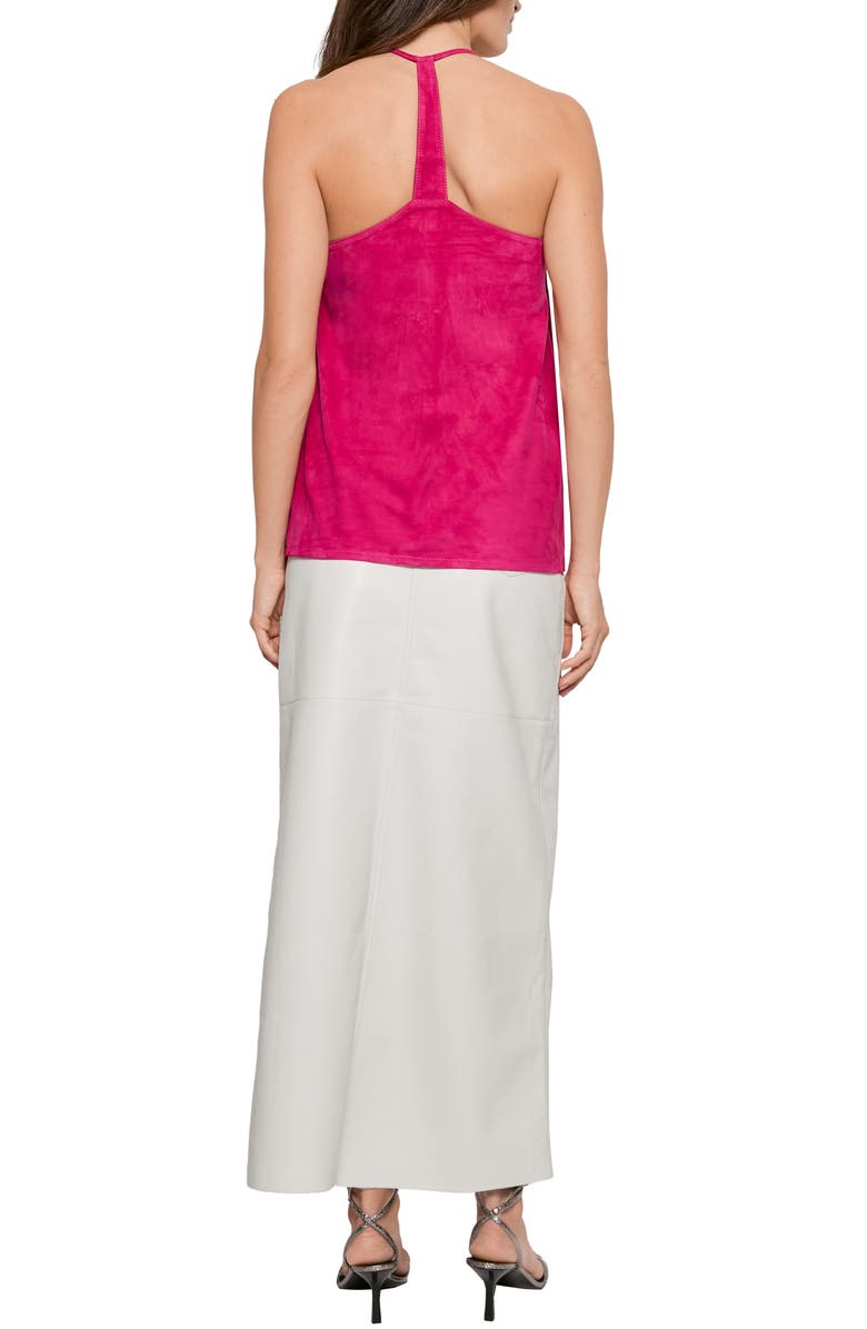 AS by DF Joni Suede Fringe Cami, Alternate, color, Magenta Fuschia