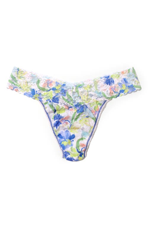 Hanky Panky Print Original Rise Thong In Multi