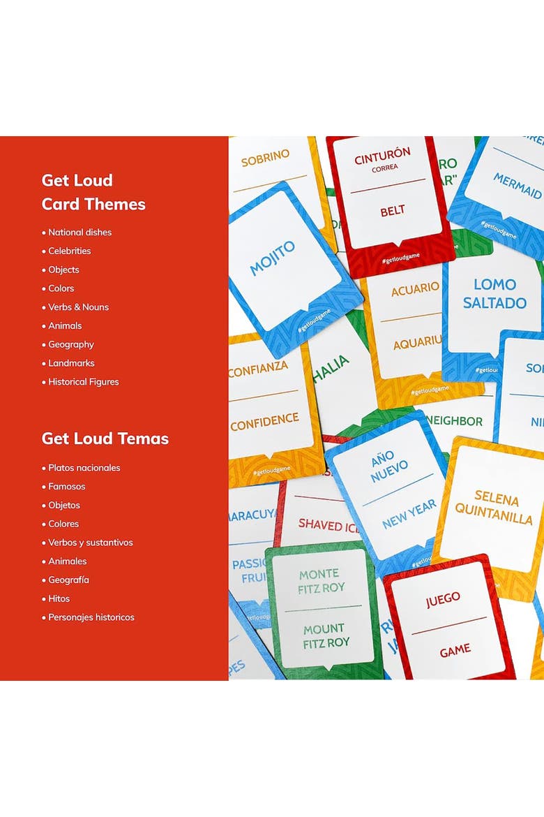 Get Loud The Bilingual Guessing Word Game,Party Game, Age 8+, Alternate, color, Multicolored