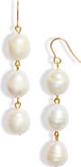 Karine Sultan Galore Cultured Pearl Drop Earrings