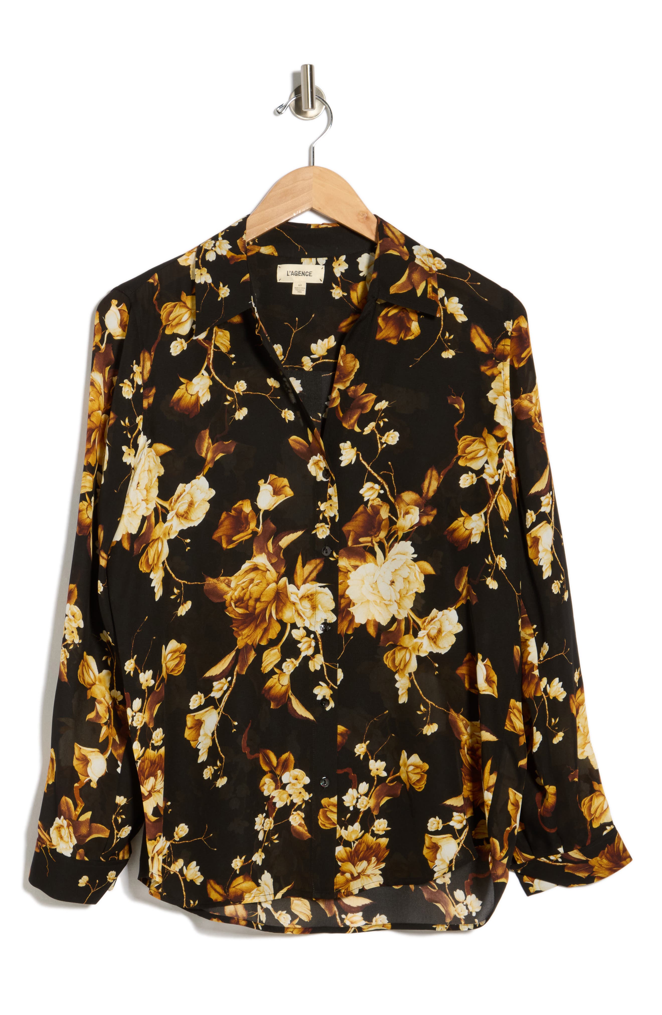 L'AGENCE Nina Long Sleeve Top