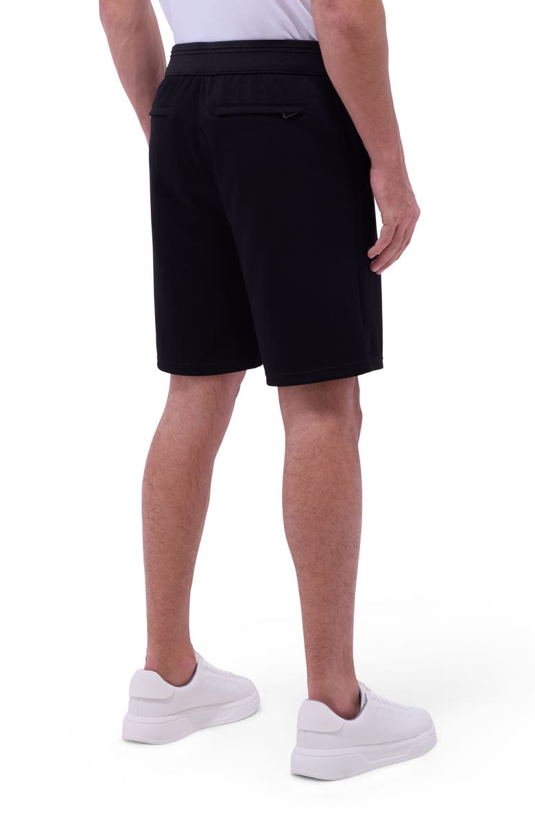 Bugatchi Soft Touch Knit Shorts, Alternate, color, Black