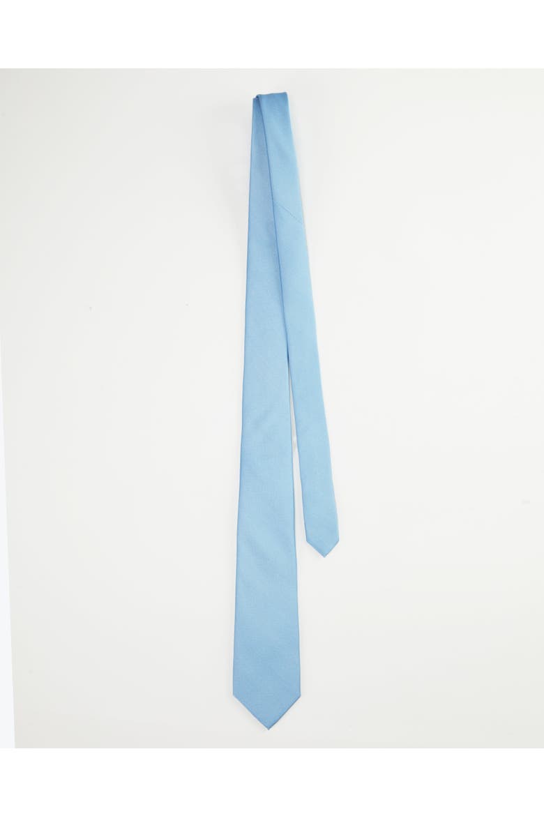 Twill Silk Tie, Alternate, color, Sky Blue