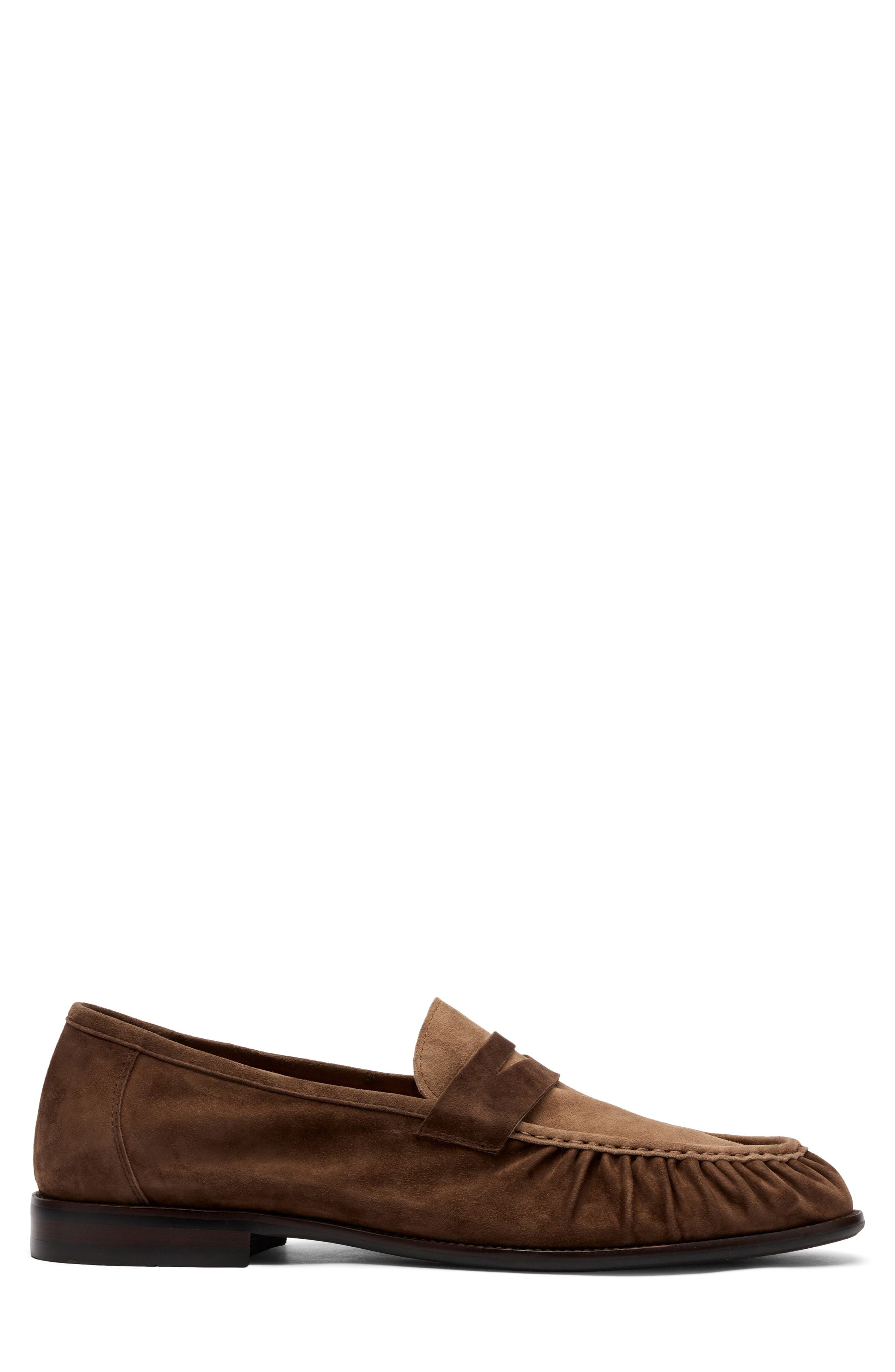 MARC NOLAN Kennedy Penny Loafer, Alternate, color, Triple Brown