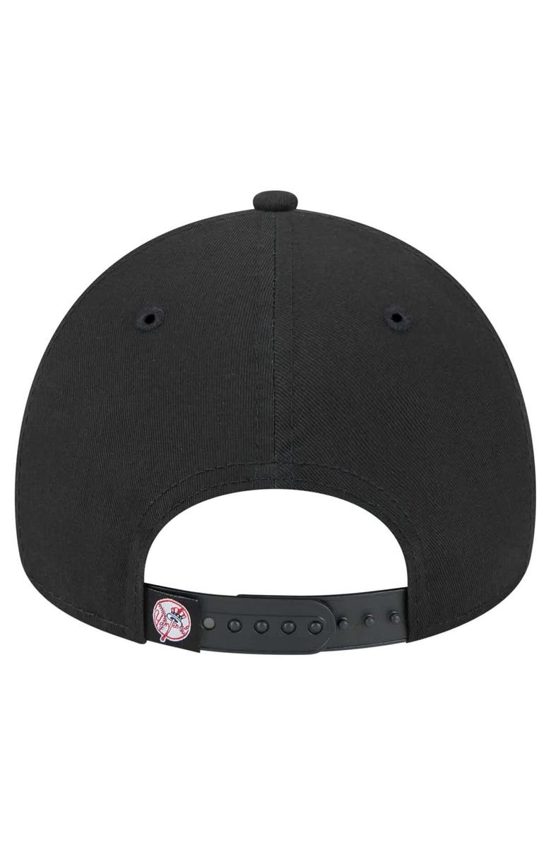 New Era Men's New Era Black New York Yankees 9FORTY A-Frame Adjustable Hat, Alternate, color, Black