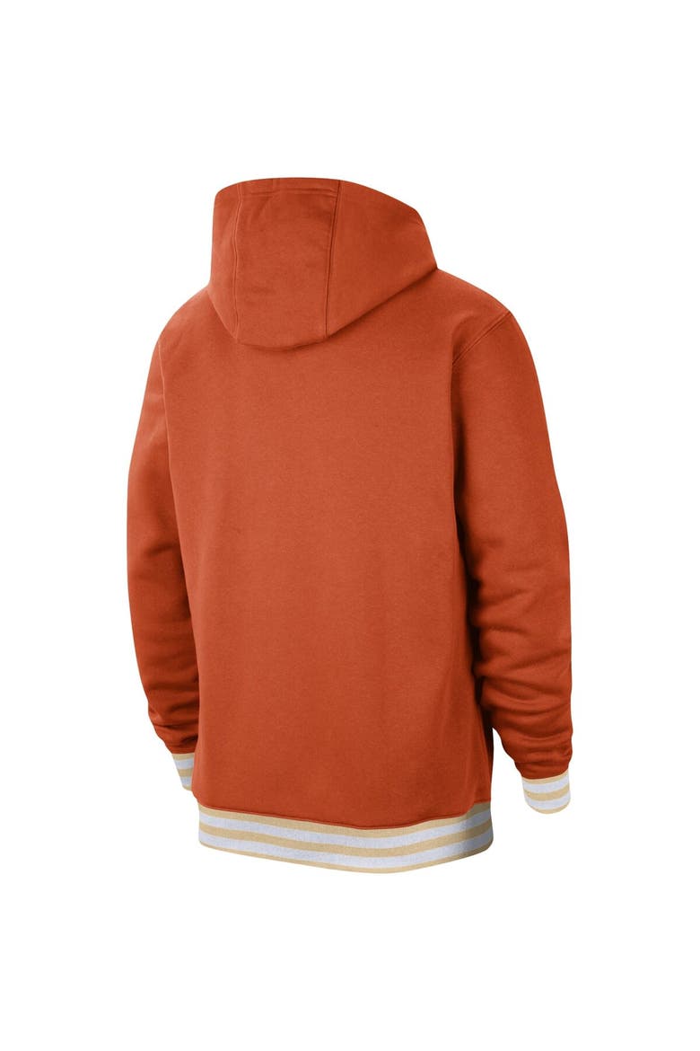 Men's Nike  Orange Clemson Tigers Campus Retro Fleece Pullover Hoodie, Alternate, color, Orange