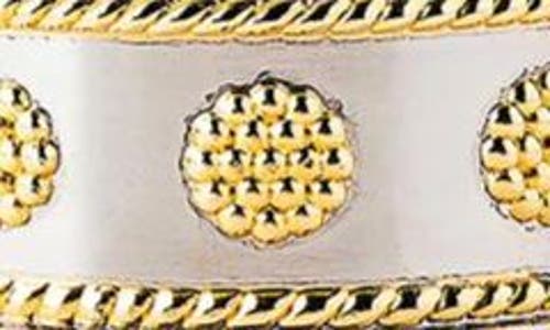Juliska Berry & Thread Silver/gold Tone Napkin Ring In Gray