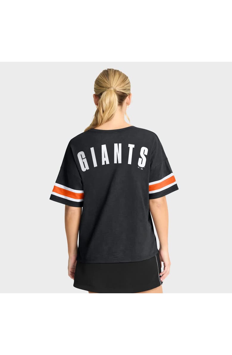 FANATICS Women's Fanatics Black San Francisco Giants Curl Route T-Shirt, Alternate, color, Black