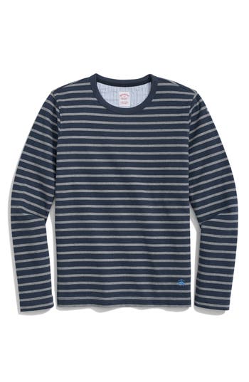 Brooks Brothers Mariner Stripe Long Sleeve T-shirt In Multi