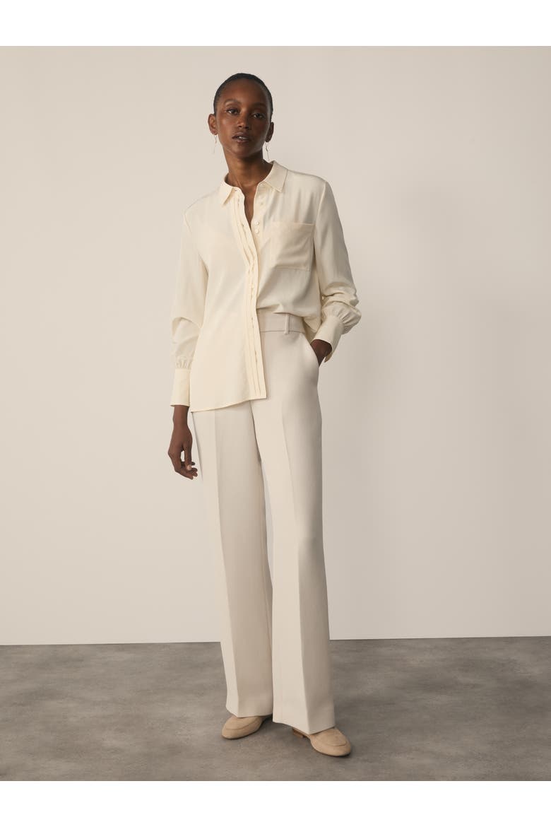 Corso Silk Shirt, Alternate, color, Neutral