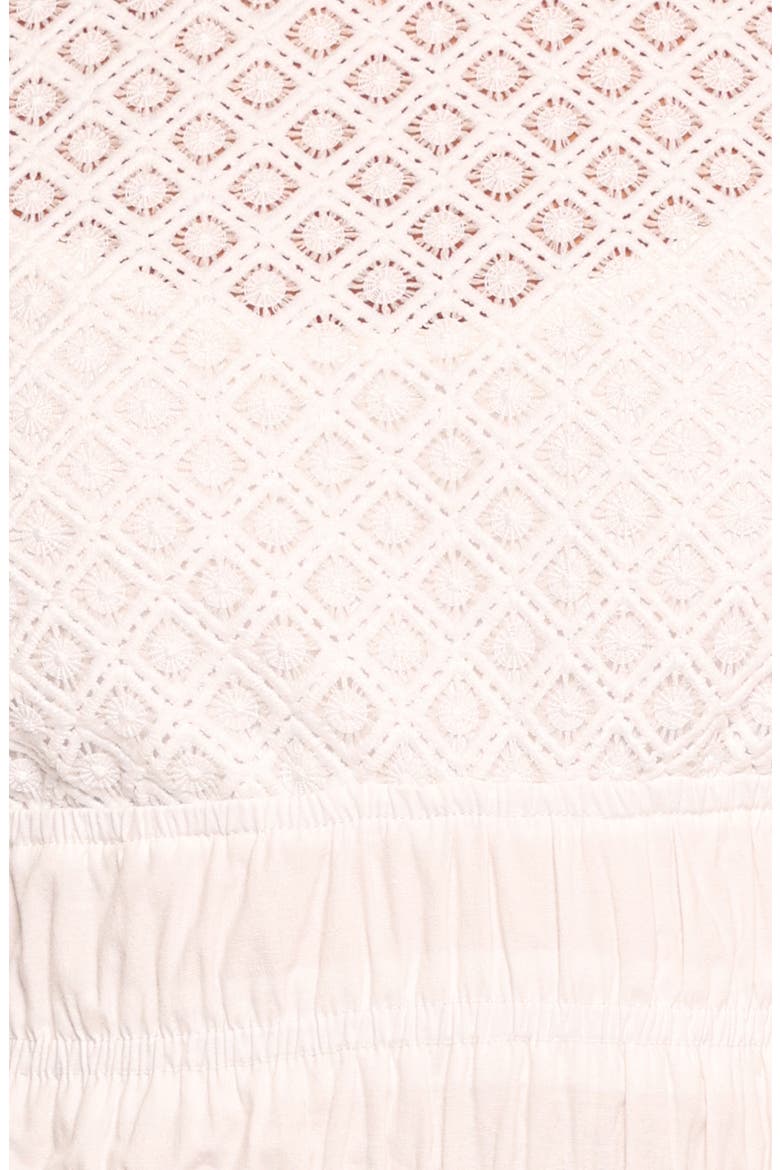 Riven Shirred Top, Alternate, color, WHITE