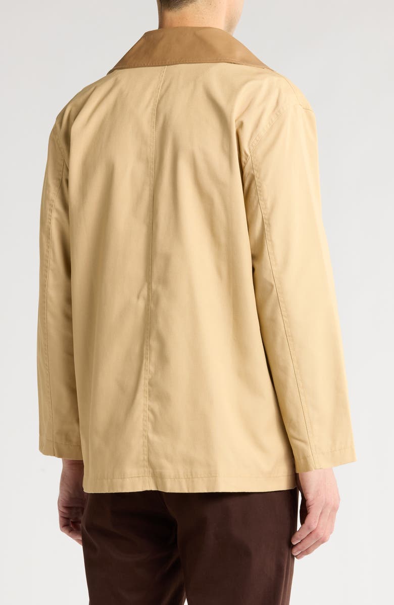 Lucky Brand Faux Leather Collar Barn Jacket, Alternate, color,