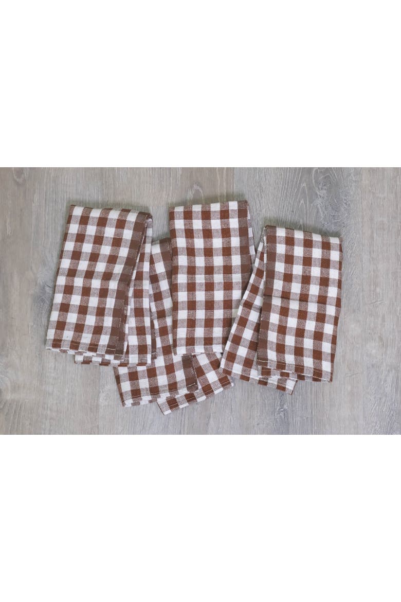 Picnic Napkins - Set of 4, Alternate, color, Walnut 20" x 20"