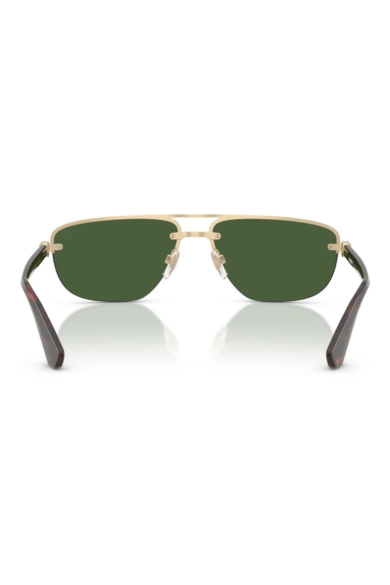 62mm Oversize Irregular Sunglasses, Alternate, color, LIGHT GOLD
