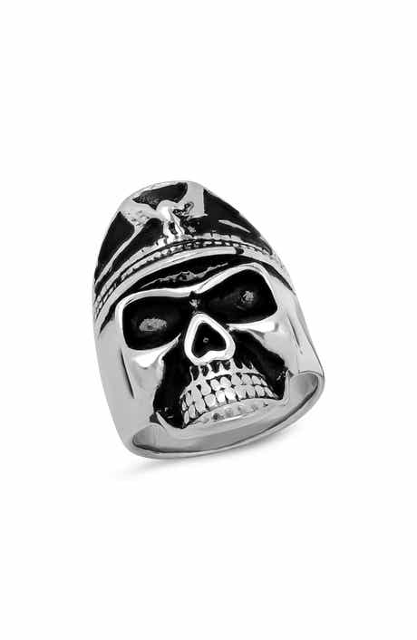 Men's 18k Gold Plated Skull Ring