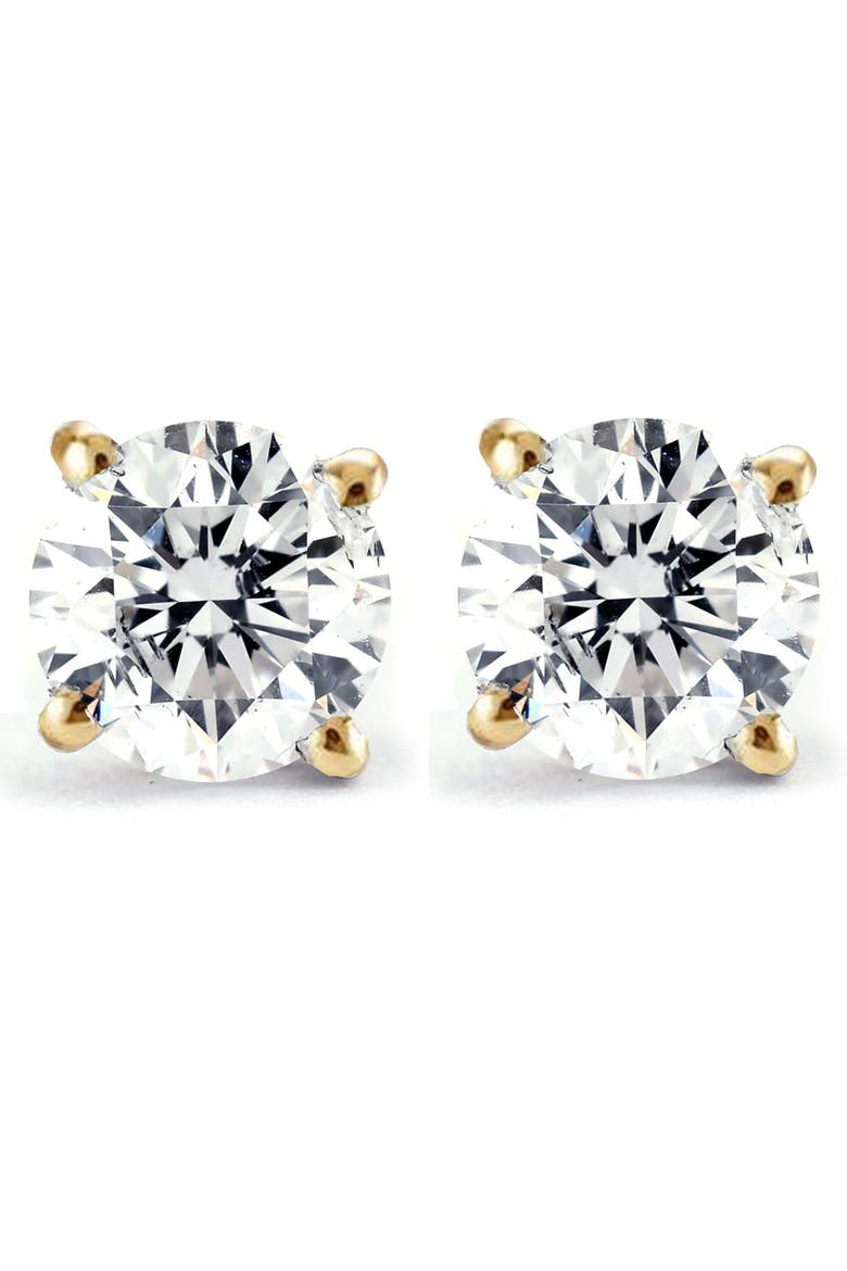 1/2Ct TW Diamond Studs in 14k or Gold Lab Grown, Main, color, 14k Yellow Gold