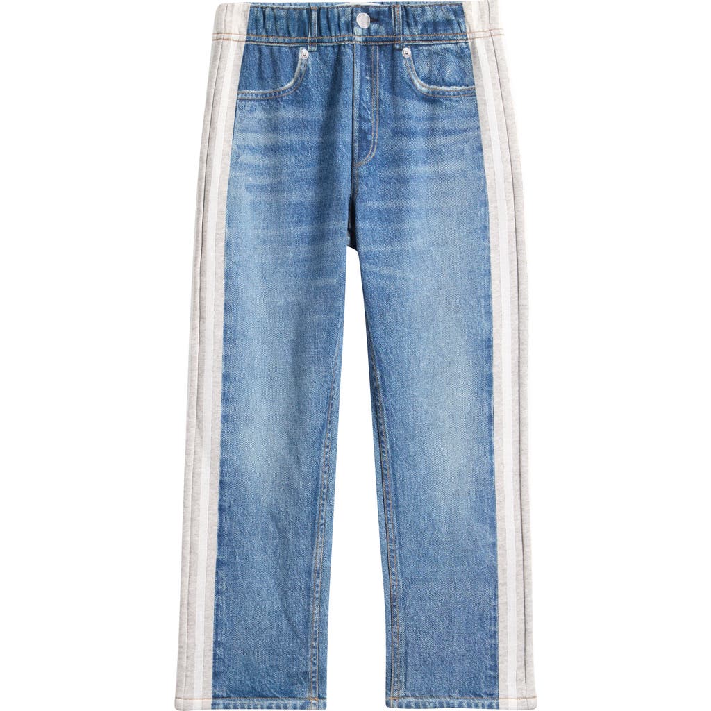 Rag & Bone Kids' Mini Miramar Mixed Media Pants In Blue