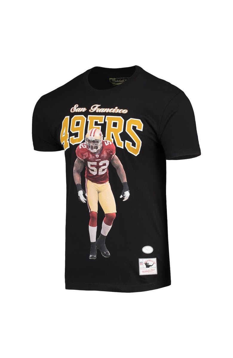 Mitchell & Ness Men's Mitchell & Ness Patrick Willis San Francisco 49ers Black Player Graphics T-Shirt, Alternate, color, 