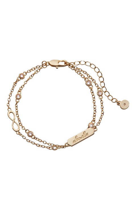 Abuela Infinity Adjustable Chain Bracelet