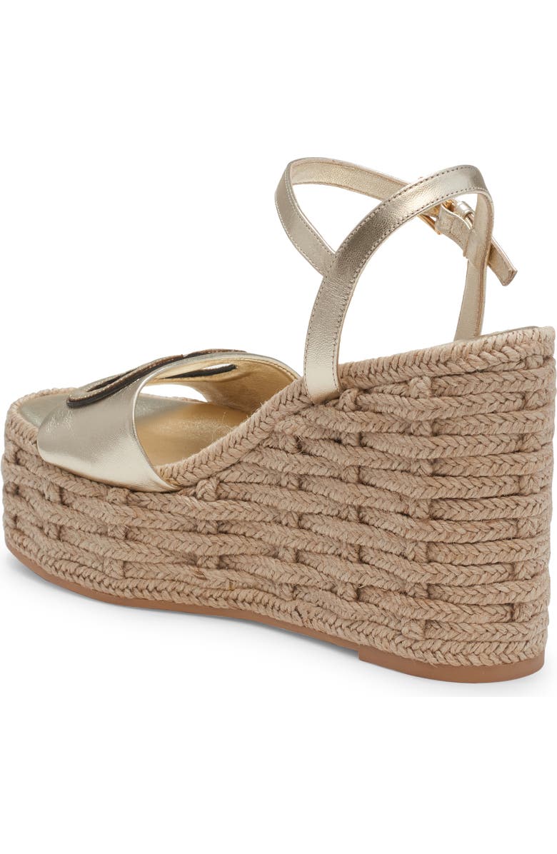 Valentino Garavani VLOGO Espadrille Wedge Sandal, Alternate, color,
