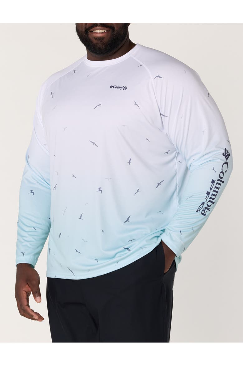 Big & Tall PFG Frenzy Long-Sleeve T-Shirt, Main, color, MARINE LIGHT