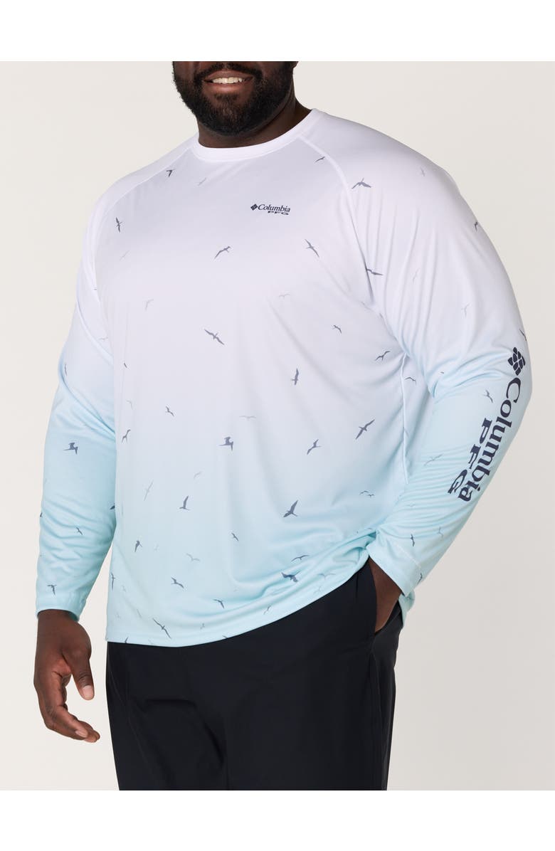 Columbia Big & Tall PFG Frenzy Long-Sleeve T-Shirt, Main, color, Marine Light