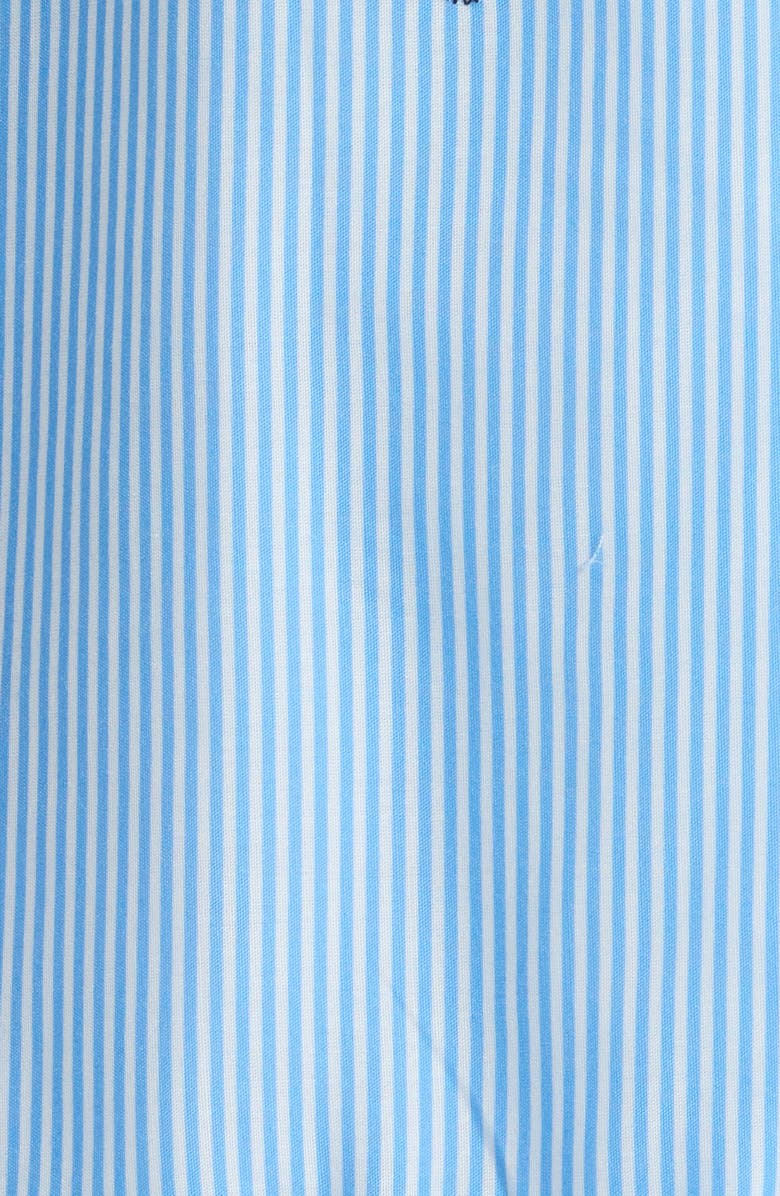 SUGARLIPS Joliet Stripe Eyelet Zayla Midi Dress, Alternate, color, Blue-White