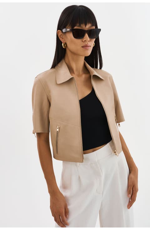 SEVANA | Reversible Leather Jacket