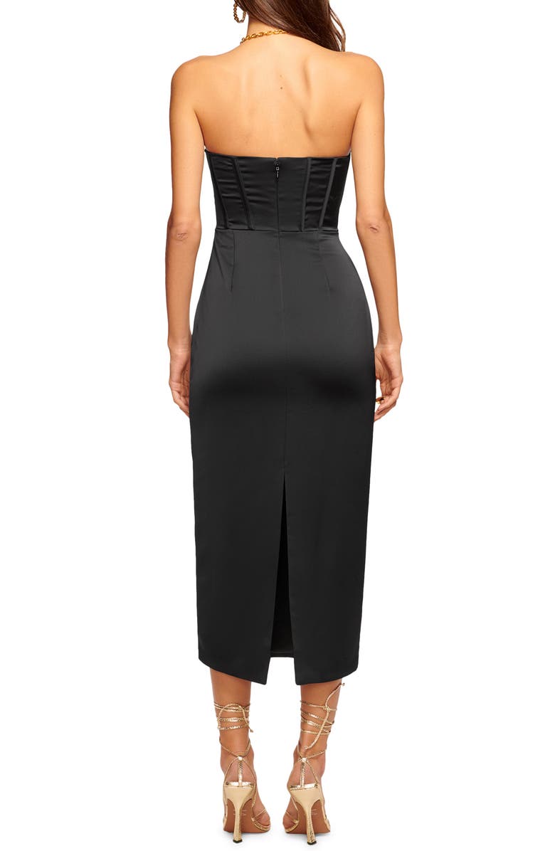 Ramy Brook Alianna Strapless Corset Dress, Alternate, color,