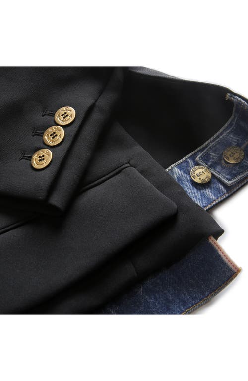 Sacai Gender Inclusive Levi's® Denim X Matelassé Twill Jacket In Blue