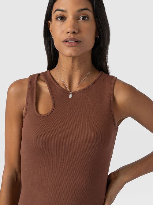 Shop Saint + Sofia Axel Cut Out Dress