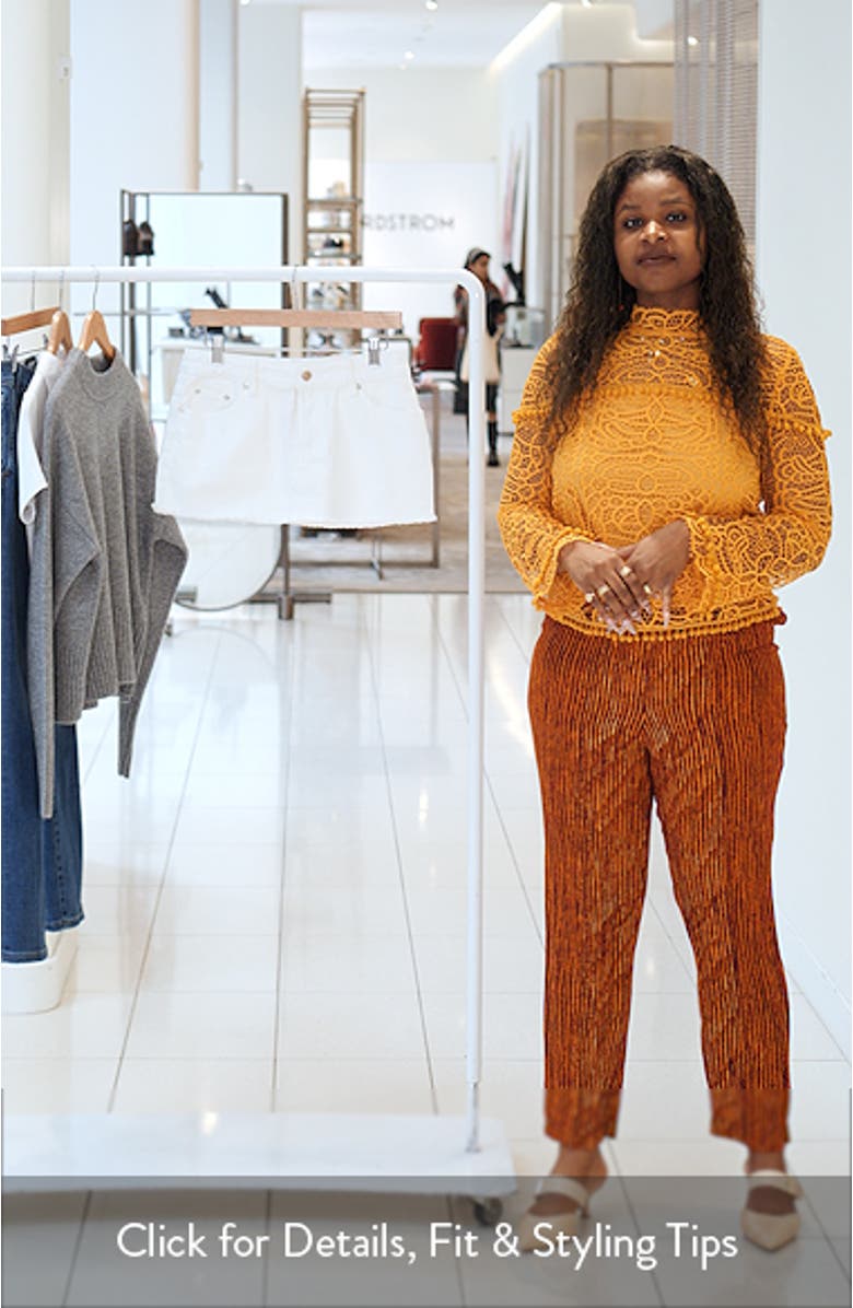 Micah Low Rise Denim Miniskirt, sales video thumbnail