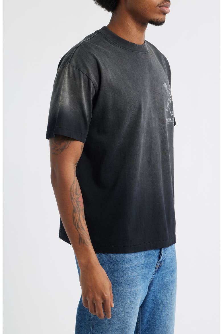 Graphic Rose Garden T-Shirt, Alternate, color, BLACK