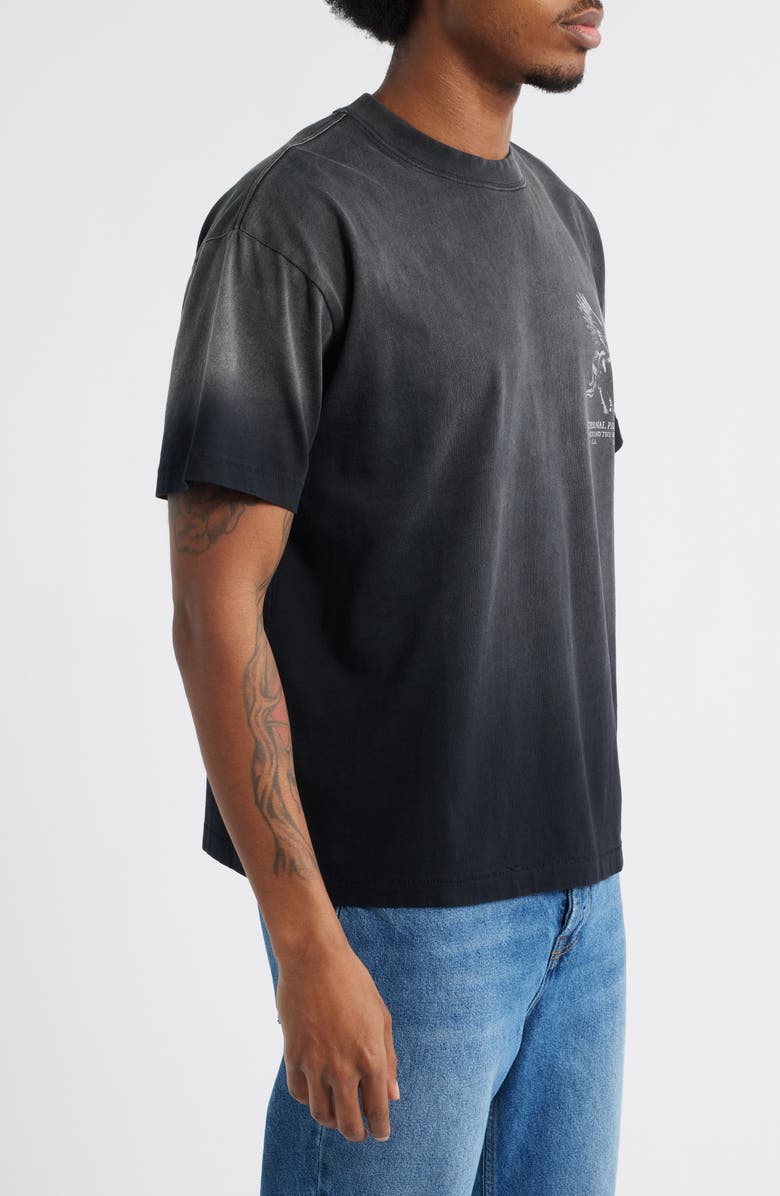 ID Supply Co Graphic Rose Garden T-Shirt, Alternate, color, Black