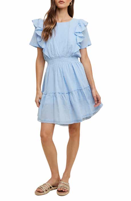 WISHLIST Swiss Dot Minidress