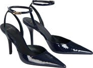 Balmain Patent Leather Strappy Courts