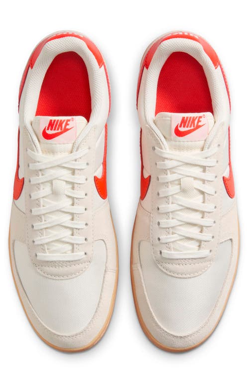 Nike Field General Sneaker In Ivory/picante Red/yellow