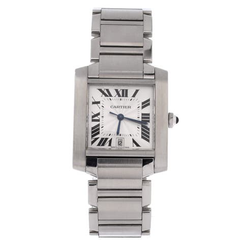 Tank Francaise Automatic Watch Stainless Steel 28