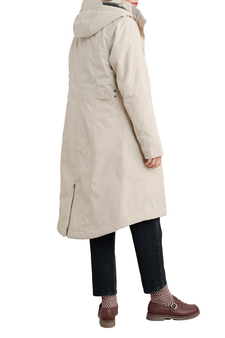 Janelle Waterproof Coat, Alternate, color, ARAN