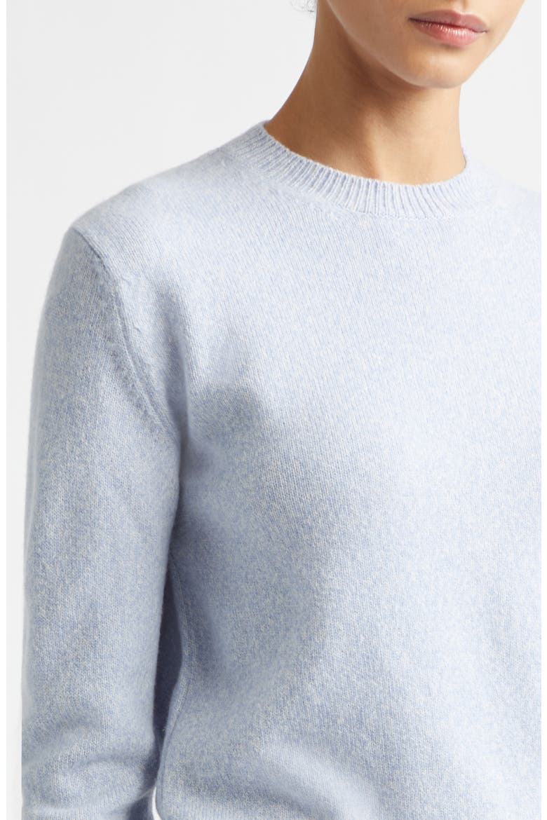Wool & Cashmere Crop Sweater, Alternate, color, BLUE HAZE