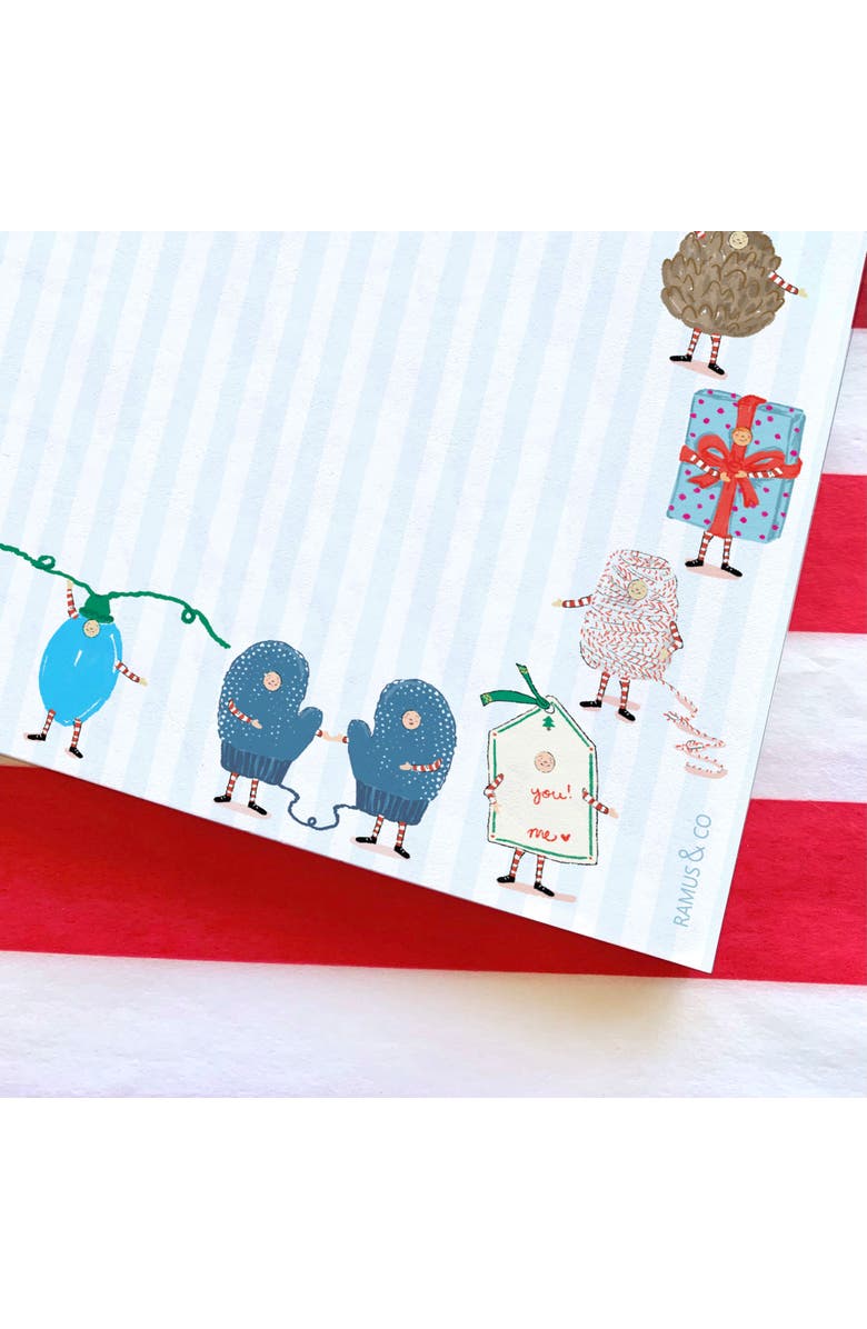 Ramus & Co Jolly People Notepad 6" x 6" Square Notepad, Alternate, color, Multi-Pack